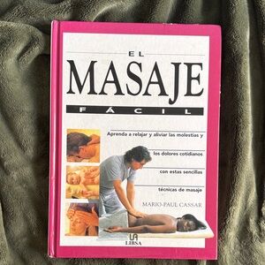 El Masaje Fácil by Mario-Paul Cassar - Pink White Cover
